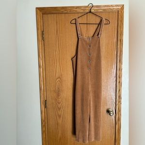 Madewell Texture & Thread Velour Corduroy Jumpsuit